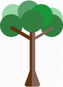 Forest, rain, tree icon