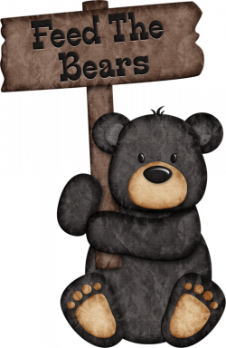 jss_happycamper_black bear 3.png | Crafts | Bear, Bear clipart ...