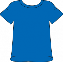 Blue T-shirt Clipart