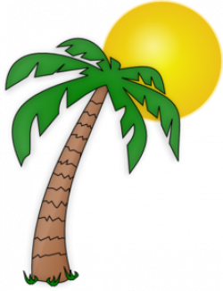 Palm Tree Under The Sun Clip Art | Images | Pinterest | Palm tree ...