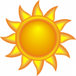 Sun Clipart | Decorative Sun clip art - vector clip art online ...