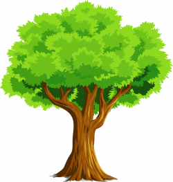 Clipart - Colorful Natural Tree