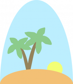 Tropical Islands Resort Beach Desert island free commercial clipart ...