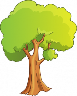 Tree Drawing Cartoon Watercolor painting free commercial clipart ...
