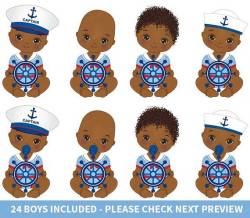 Nautical Baby Boy Clipart - Vector Nautical Clipart, Baby ...