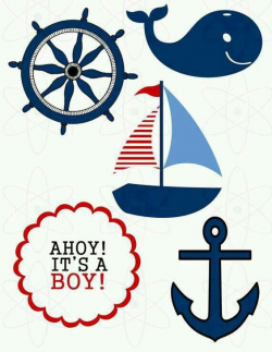 Anchor clipart baby shower, Anchor baby shower Transparent ...