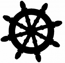 free silhouette ships wheel clipart - Google Search ...
