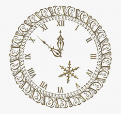 Image Library New Year Png Gold Clock Clipart - New Years ...