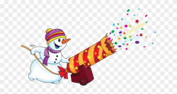 Download Free png New Year Clipart Snowman - New Year ...