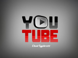 Youtube Logo Concept - Play Button Tube On Grey Background ...