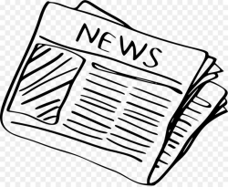 White Background clipart - Newspaper, Drawing, News ...