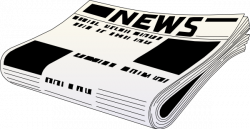 Newspaper black white PNG Clip arts for Web - Clip arts free ...