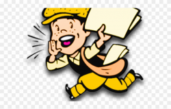 Newspaper Clipart Extra Extra Read All About It - Extra ...
