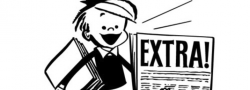 Newspaper Clip Art Extra Extra | Clipart Panda - Free ...