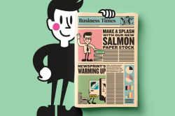 Salmon pink newsprint is here! - Newspaper Club