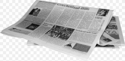 Newspaper Clip Art, PNG, 2087x1031px, Newspaper, Black And ...