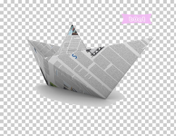 Newspaper Boat Newsprint Illustration, boat PNG clipart ...