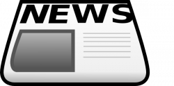 News Paper With Lines clip art - vector clip art online ...