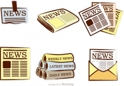Newspaper Vector Icons - Download Free Vectors, Clipart ...