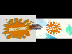 Nickelodeon Blob Logo - Nicktoons and The Splat/NickSplat comparison