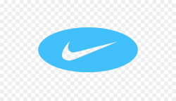Nike Logo Blue