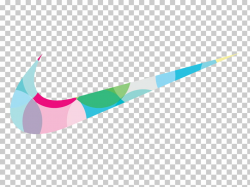 Nike Free Air Force Swoosh Just Do It, colorful effect PNG ...