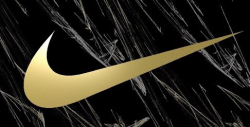 Black and gold swoosh in 2019 | Nike, Nike logo, Logos