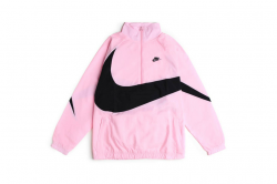 Shop Nike\'s Swoosh Jacket and Pants in Pink | HYPEBAE