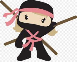 Ninja Cartoon clipart - Pink, Cartoon, Line, transparent ...