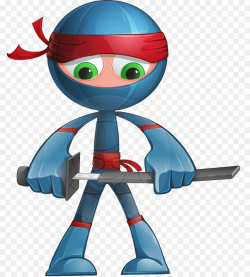 Ninja Blue PNG Cartoon Ninja Clipart download - 957 * 1060 ...