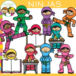 Kids Ninja Clip Art