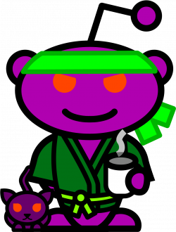 My Snoovatar Is A Purple Robot Ninja - Fortnite Drawing ...
