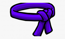 Ninja Clipart Purple Ninja - Purple Belt Club Penguin ...