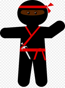 Ninja Cartoon clipart - Red, Line, Uniform, transparent clip art