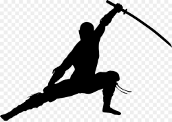 Ninja Cartoon clipart - Silhouette, Line, Graphics ...