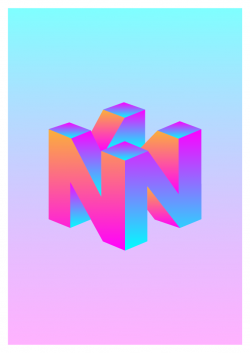 I made this Vaporwave inspired Nintendo logo what do you ...