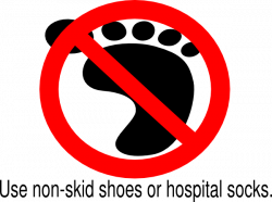 No Bare Feet Clip Art at Clker.com - vector clip art online ...
