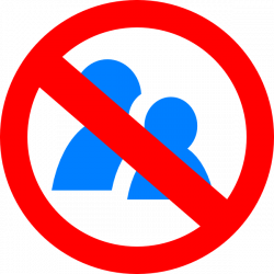 No Talking Symbol Clip Art at Clker.com - vector clip art ...
