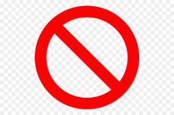 No Sign clipart - Circle, transparent clip art