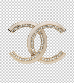 Chanel No. 5 Earring Chanel J12 Brooch, Chanel logo, gold ...