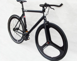 No Logo Bikes 2015 Single Speed/Fixed Gear Bike Black w/Mag ...