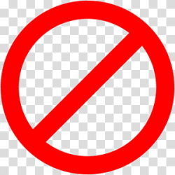 No symbol Sign , red line transparent background PNG clipart ...