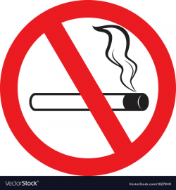 No smoking sign