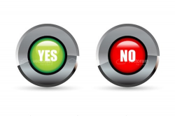 Industrial Style Yes and No Buttons - Vectorjunky - Free ...