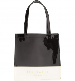 \'Small Colorblock Bow Icon\' Tote