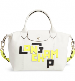 Longchamp Small Le Pliage Logo Leather Tote | Nordstrom