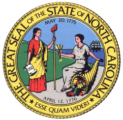 NC Seal - Color | The North Carolina State Seal. | State ...
