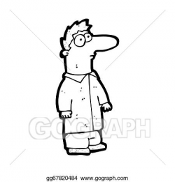 Stock Illustrations - Cartoon man with big nose. Stock ...
