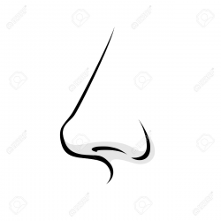 Human nose clipart black and white 7 » Clipart Station