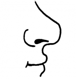 Free Nose Clipart Black And White, Download Free Clip Art ...